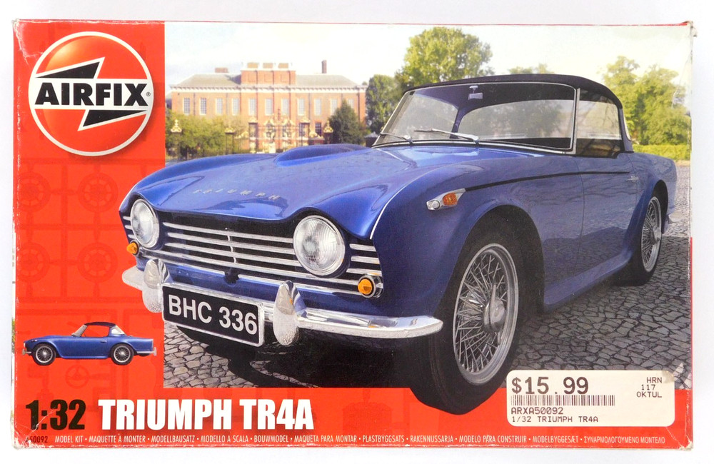 Airfix Triumph TR4A 1:32 A50092 ROUGH BOX 1960s British Sports Car English