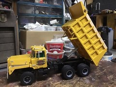 1/25 Scale Model Semi Truck Custom Off Road Construction Tires