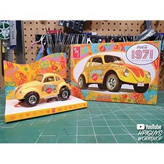 AMT 1284M VW Superbug Gasser Coca-Cola Unity Collection 1/25 Model Kit New