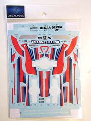 Decalpool 1/24 Alfa Romeo 155 V6 ti “Martini” #5 & #6 ITC 1996 Decal Sheet DP296