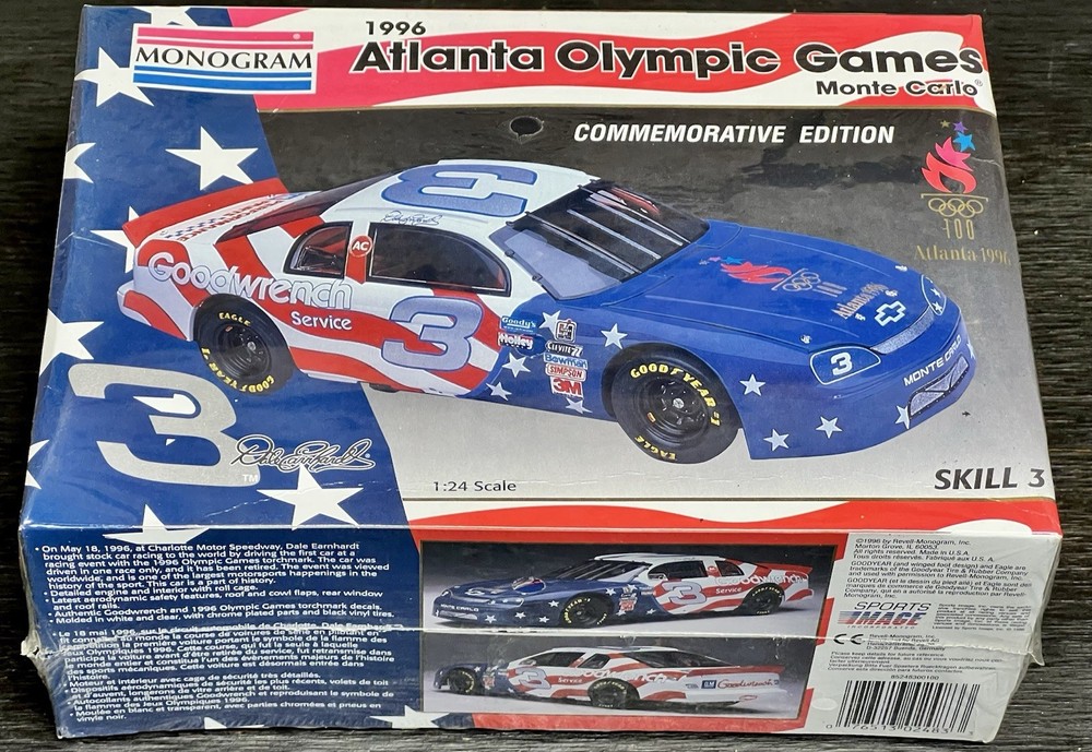Monogram #3 1996 Atlanta Olympic Games Monte Carlo #2483 1/24 Sealed NOS NIB