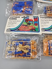 Vintage Super Motorcycles -2x Cars – Historical Transportation Models New Sealed