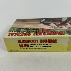 Aurora Indy 500 Winner Maserati Special 1940 Model Kit .525-.69 1958 Unassembled