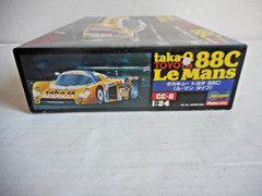 Hasegawa Taka-Q Le Mans Toyota 88C Model Kit Team Tom’s 1/24 MIB Sealed Parts