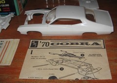 AMT 1970 Ford Torino Cobra HT Motor City Stocker Kit X854 Unpainted in Box 70