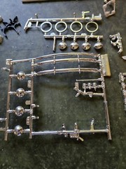 Assorted Parts from AMT 40 Ford Rides Magazine Custom WOODIE 1:25 Kit STK TR6