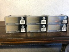 Car Eagle Race Dodge Vipers Red, Blue, Black & White 1:43 Scale – set of 6