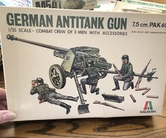 NEW old Stock Vintage Big Lot of 11 WWII Models German Vehicles People ETC 60s