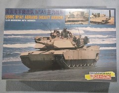 Dragon USMC M1A1 Abrams Heavy Armor Tank 1:35 Scale Model Kit NIB