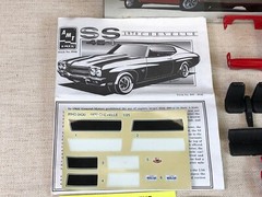 OPEN BOX AMT ERTL 1:25 Scale Model Kit 1970 CHEVROLET CHEVELLE SS 454 #8940