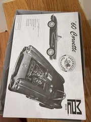 1960 Chevy Corvette MPC Model kit 1/25 Sealed Box New Retro Deluxe Edition