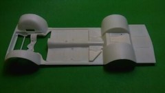 1967 Chevelle 1/25 AMT Tub Frame Chassis Narrowed Rear End Pro Street Stock Mod