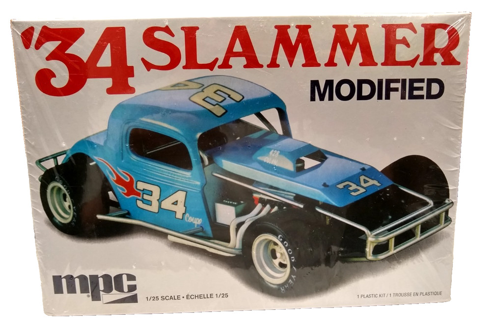 MPC ’34 Slammer Modified Ford 428 1/25 Model Kit NOS 927M MPC927M/12 2021