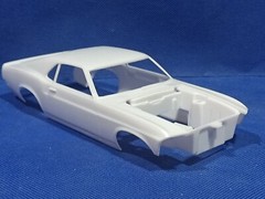 🌟 Body Shell 1969 Mustang Boss 1:25 Scale 1000s Model Car Parts 4 Sale Revell