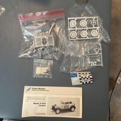 Open Box JLC Scale Models Quality Die Cast Model Maker Ford Model A Victoria kit