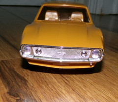 VTG Johan Jo-Han 1971 AMX Javelin Mustard Yellow Factory Dealer Promo Car Rare