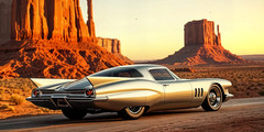 Cadillac Eldorado 1959 Concept Car Vintage 1967 Custom Built1 24Model Hot Rod