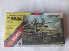 German Half-Track Hanomag Sd.Kfz. 251/1 Sealed Model Kit 1974 Armor ANH Kits (2)