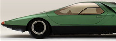 Race Car Classic Vintage Gandini’s Custom Concept Racer Racing Built Model