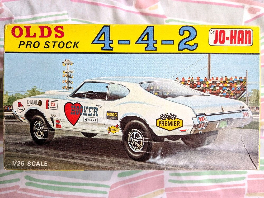*SUPER RARE! *ORIGINAL VINTAGE JO-HAN OLDS 442 PRO STOCK KIT *SUPER C@@L *L@@K!