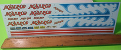 Drag Boat Decal Sheet 1975 Chevy Van Aquarod Race Team 1/25 AMT Custom Graphics