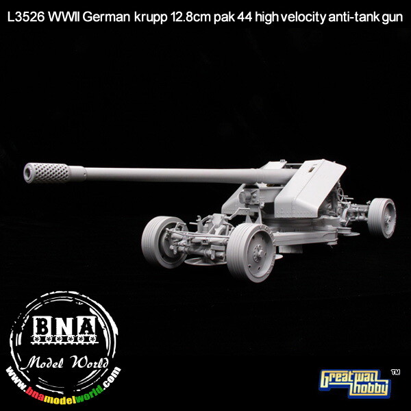 Great Wall Hobby 1/35 WW2 German Krupp 12.8cm Pak 44 High Velocity Anti-tank Gun