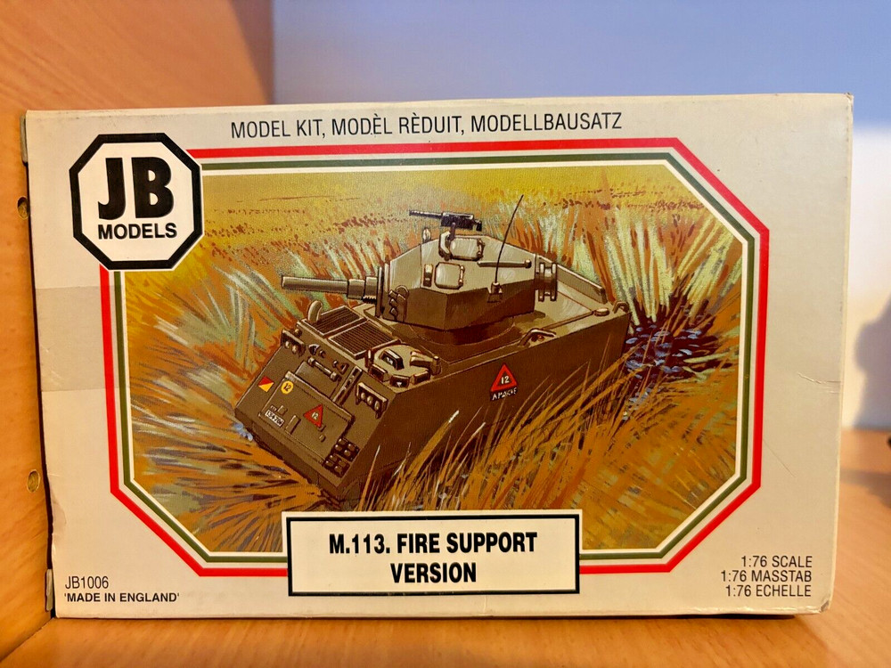 JB Models 1:76 Scale M.113 Fire Support Version Tank Model Kit JB1006