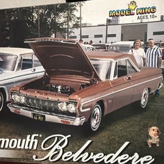 Lindberg 11254 1/25 Scale Model King 1964 Plymouth Belvedere Sealed Parts