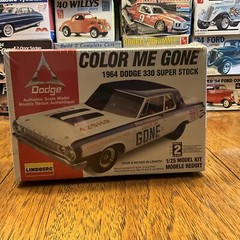 Lindberg Color Me Gone 1964 Dodge 330 Super Sport Kit # 72156 Factory Sealed