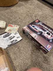 1985 AMT/Ertl Ford Thunderbird Nascar 7-Eleven Kyle Petty 1/16 Scale Model Kit