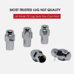 Cragar Standard Mag Lug Nut 7/16″-20 with Keystone Offset Washer Set of 24 Pcs