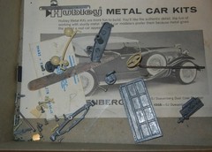 Vtg Hubley Metal Car Kit Lot 2 Model A Station Wagon 1930 Packard Phaeton 1:22