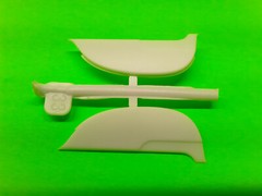 1963 Nova Chevy II Station Wagon 1/25 Side Fender Skirts Model Car Parts