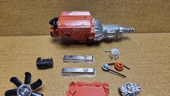 1969 Chevy Camaro Z/28 ENGINE PARTS MISSING BIG 1/12 Scale Monogram Model Kit