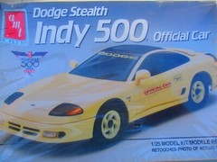 🏁 AMT 6806 1991 Dodge Stealth Indy Pace Car 500 1:25 WRAPPED