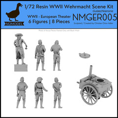 NUMODEL NMGER005 | 1/72 Resin WWII German Wehrmacht Soldier Scene Kit Kitchen