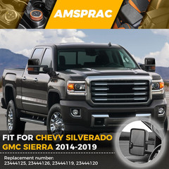 Tow Mirror Caps Fit for for Chevy Silverado GMC Sierra 2014-2019,23444125 234441