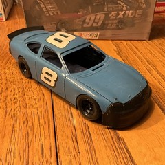 Built Model Car, 1998 Revell Stock Car STARTED, INCOMPLETE, MODIFIED