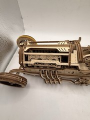 U-Gears U-9 Grand Prix Car Wooden Mechanical Model Assembled Crank/Trophy READ