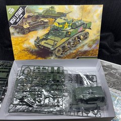 M3A1 STUART LIGHT TANK: Academy Model Kit 13269 1/35 Open Box With Sealed Sprue