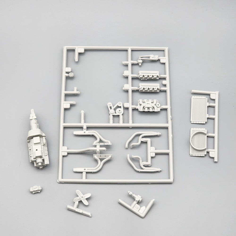 AMT/ERTL 1/25 Bill Elliott Thunderbird 6740 Parts Kitbash Engine Motor Started