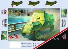 AMG 72321 Russo-Balt type “C” ‘1914 Armored Car (WWI Era) 1/72 NEW