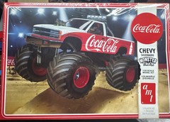 AMT Coca-Cola Chevy Silverado Monster Truck 1:25 AMT1184M DAMAGED BOX Sealed