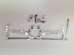 RC Cola & Beer Wagon RADIUS RODS HEADLIGHTS for Monogram Revell 1:24 Model Kit