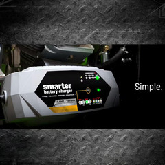 12V/24V 7 Amp Smart Automotive Battery Charger, Maintainer, Repairer, Tester wit