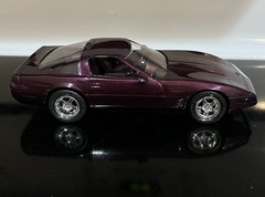 🏁 AMT ERTL 1995 Chevrolet Corvette ZR-1 Dealer Promo Dark Purple Metallic 🏁