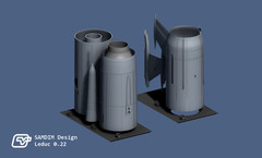 Leduc 0.22 model kit 1/72 scale 3D printed Complete kit