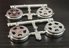 32 Ford 5 Window coupe CUSTOM 5 SPOKE WHEELS 23 1560 Model Car Parts