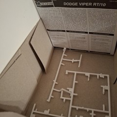 Revell Monogram Dodge Viper RT/10 1:25 Scale Model Car Kit Partially Together