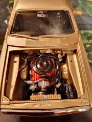 Rare 70 Plymouth Valiant Gold Duster 340, 1:25 scale, built
